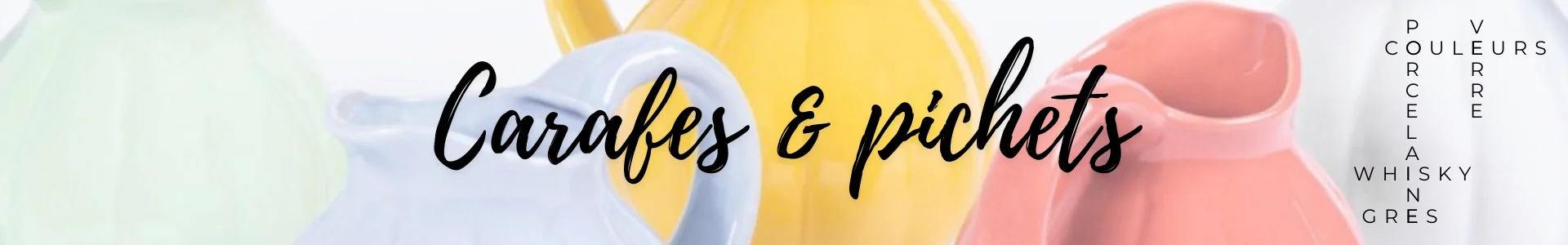 Carafes et pichets design Made in France | Coin-fr