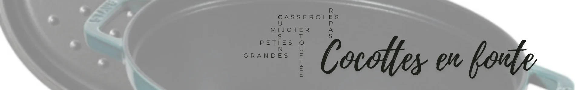 Cocotte en fonte design Made in France | Coin-fr