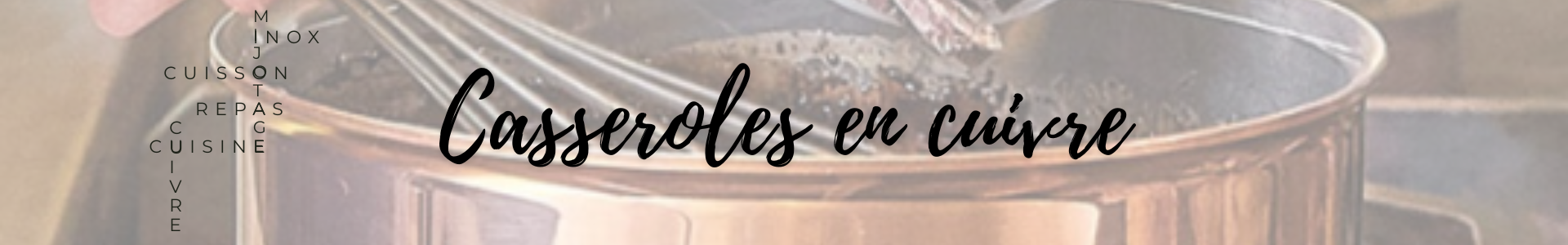 Casserole cuivre design Made in France | Coin-fr