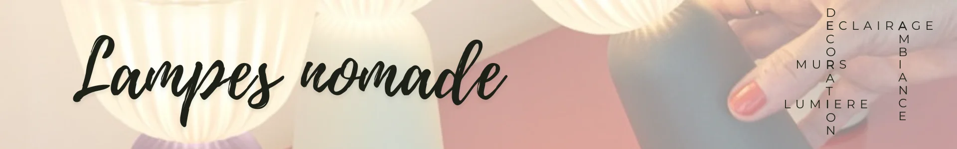 Lampe nomade design Made in France | Coin-fr