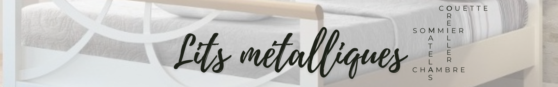 Lit métallique design Made in France | Coin-fr