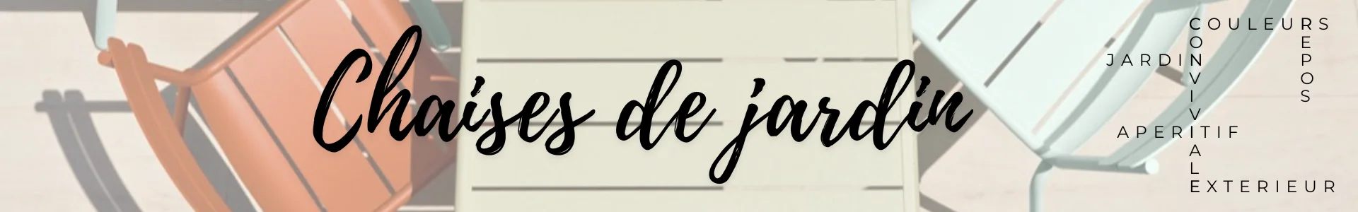 Chaise de jardin design Made in France | Coin-fr