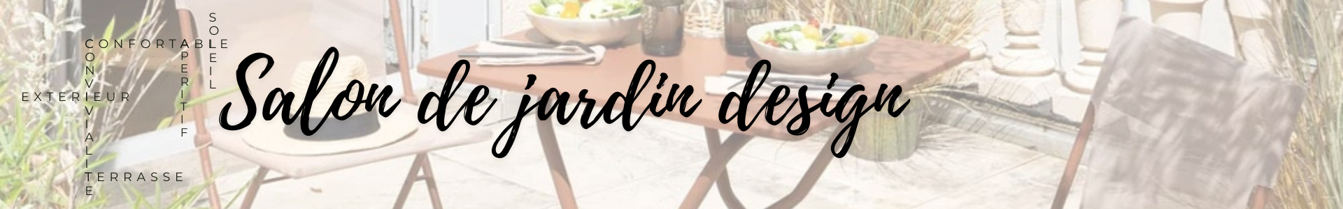 Salon de jardin design Made in France | Coin-fr
