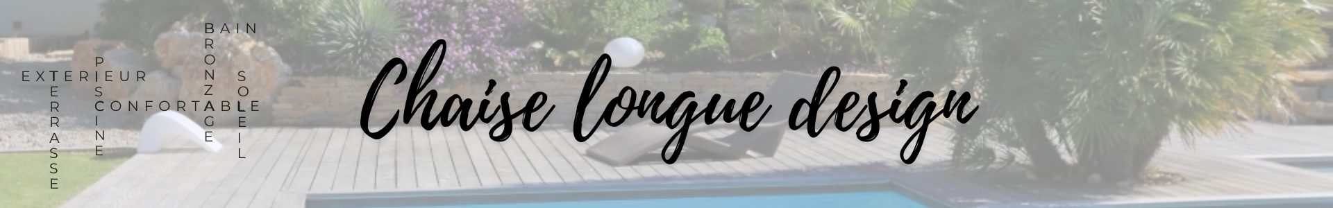 Chaise longue design Made in France | Coin-fr