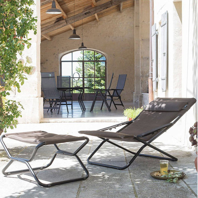 transabed aircomfort lafuma mobilier chaise longue