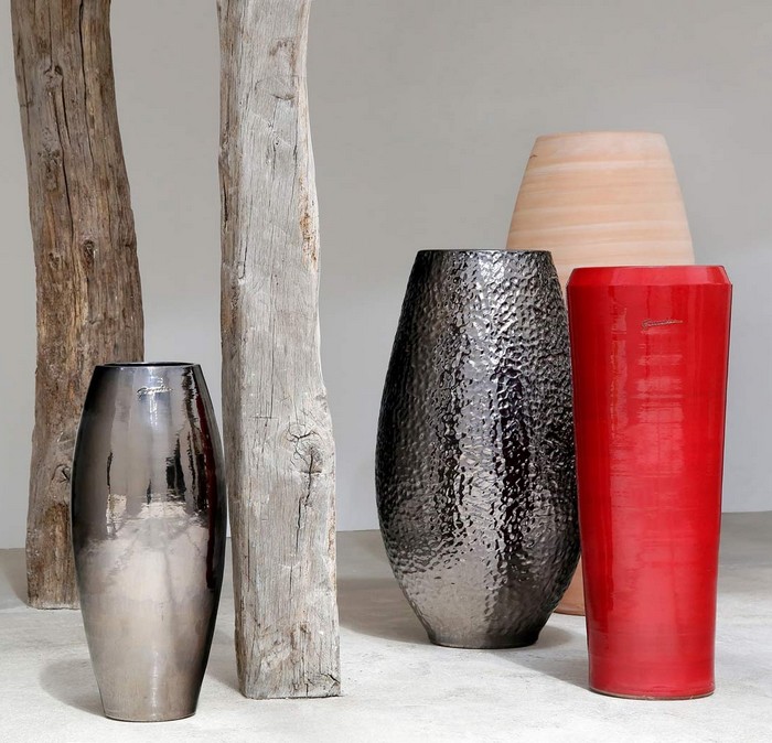 4 vases en terre cuite Goicoechea