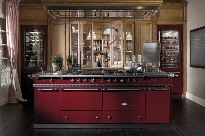 piano lacanche rouge fonce