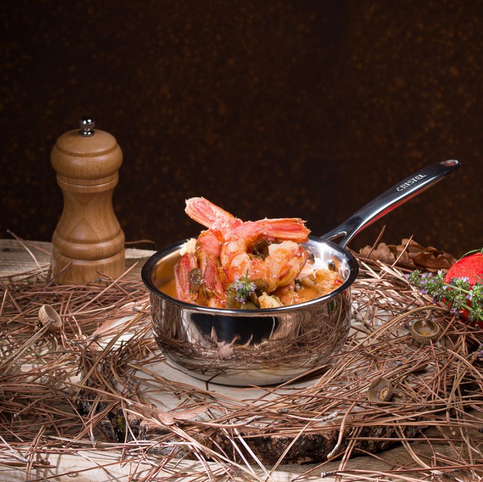 casserole en inox cristel gambas