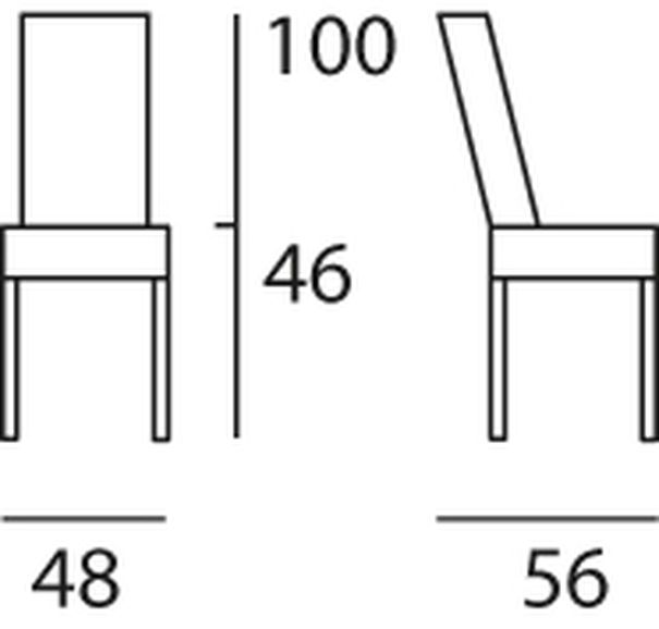 dimensions honorine chaise