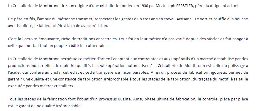 Cristallerie Montbronn