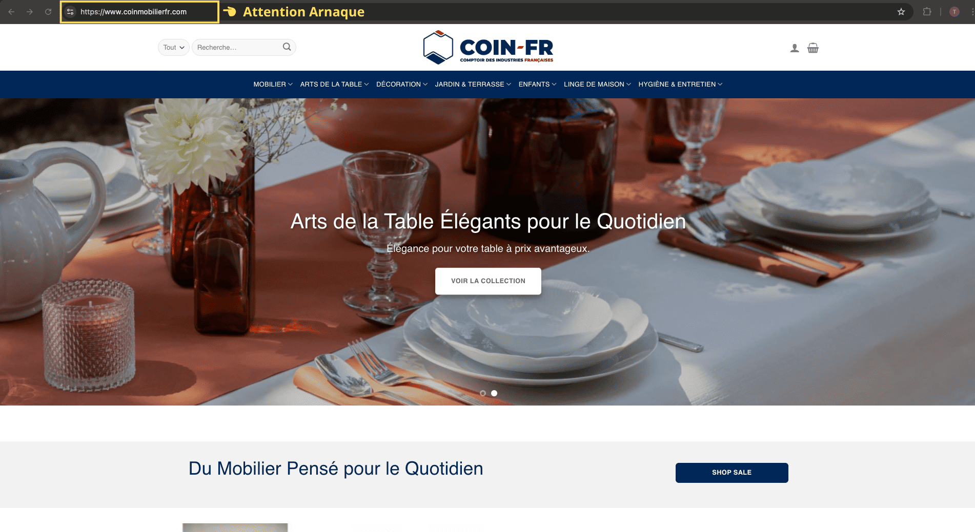 coinfrmobilier.com Arnaque