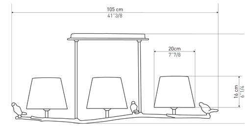 dimensions suspension plume