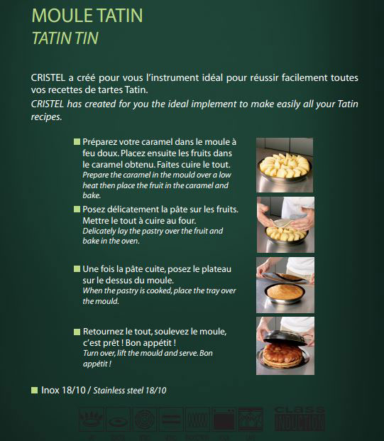 moule tarte tatin cristel conseil moule tarte tatin