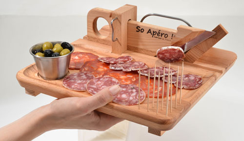 Guillotine à saucisson, coupe saucisson - Du Bruit dans la Cuisine