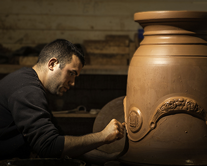 fabrication vase d'anduze